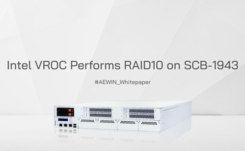 Intel VROC 在 SCB-1943 上執行 RAID10