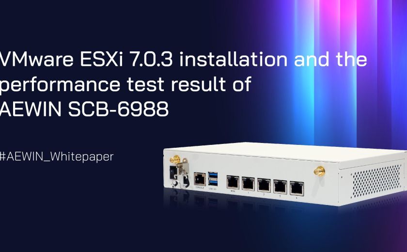 VMware ESXi 7.0.3 安裝在 SCB-6988