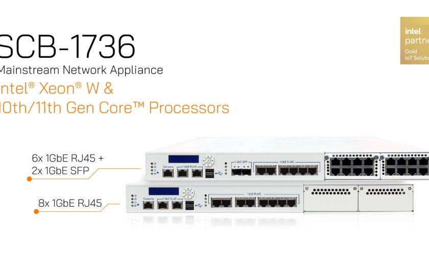 Network Appliance SCB-1736 由 Xeon W 和 Core i 提供動力