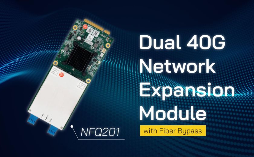 AEWIN Announces Dual 40G Network Expansion Module with Fiber Bypass