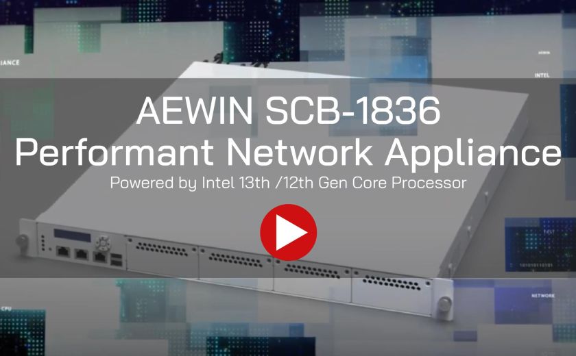 AEWIN SCB-1836 Performant Network Appliance, Powered by Intel 13th /12th Gen Core Processor