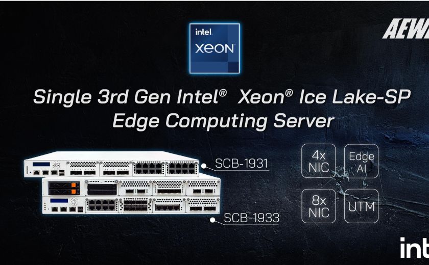 AEWIN 推出邊緣 AI SCB-1931 和 SCB-1933，英特爾第三代 Ice Lake-SP 伺服器