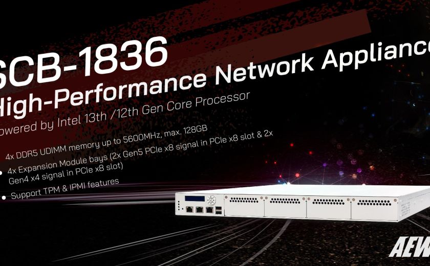 SCB-1836，高效能網路設備，搭載Intel第13/12代Core處理器