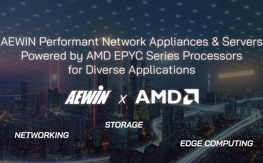 AEWIN 高效能網路設備與伺服器，搭載 AMD EPYC 系列處理器，適用於多樣化應用