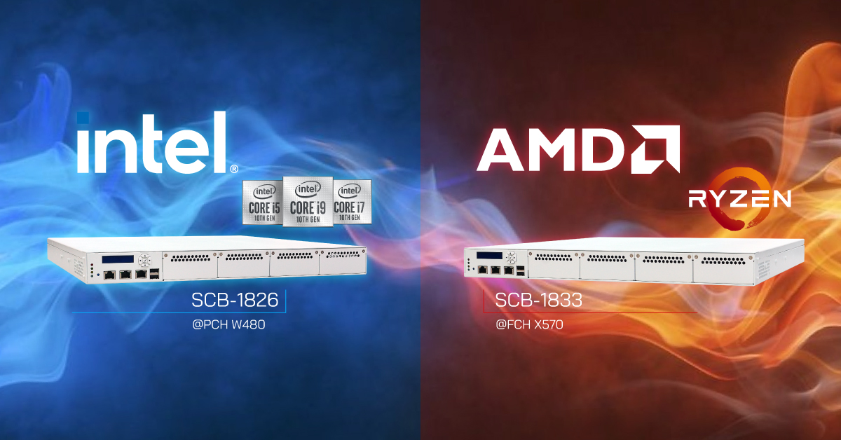network appliance intel core i & AMD ryzen
