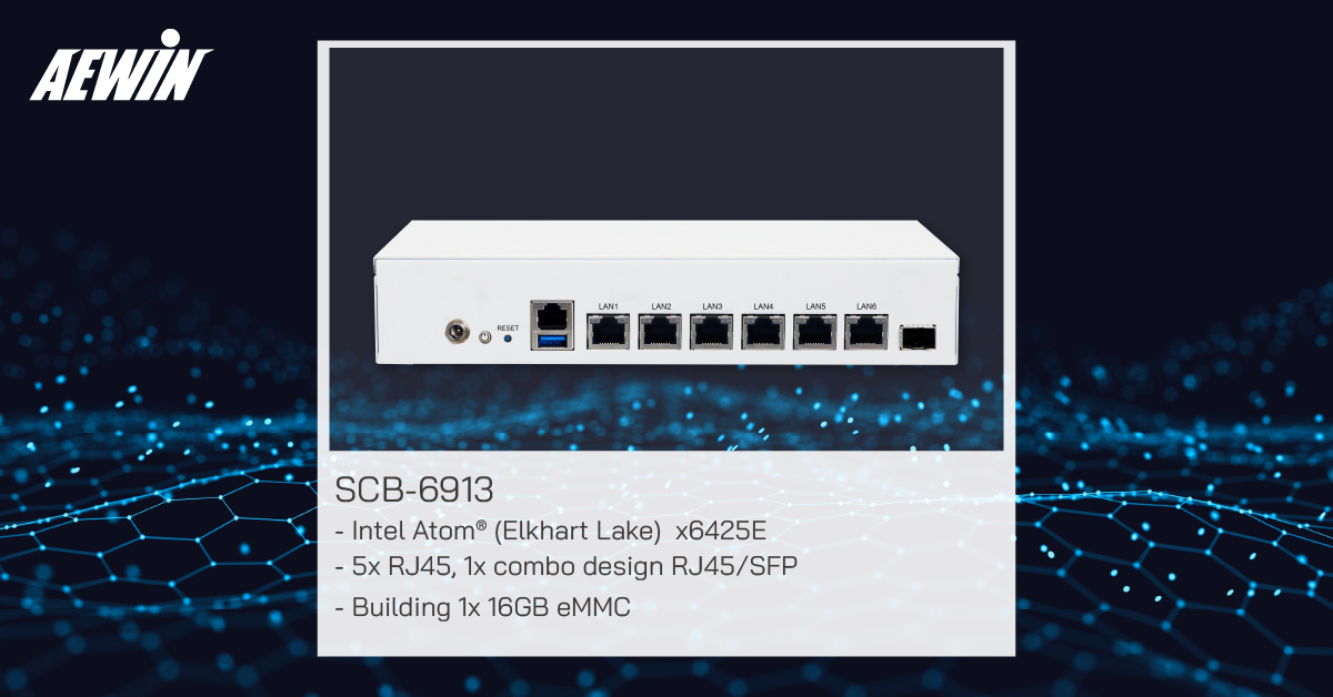 SCB-6913 Fanless Intel Atom (Elkhart lake) x6425E